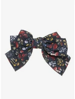 Budget 🎁 Dark Mushroom Cottage Hair Bow 💯