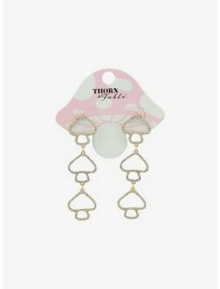 Hot Sale ๐ Bling Mushroom Drop Earrings ๐คฉ