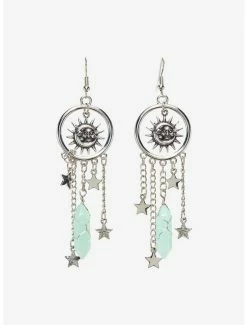 Cheapest 😉 Celestial Faux Crystal Star Earrings 👍
