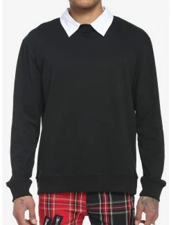 Best reviews of 🎁 Black & White Collar Pullover Sweater 🤩