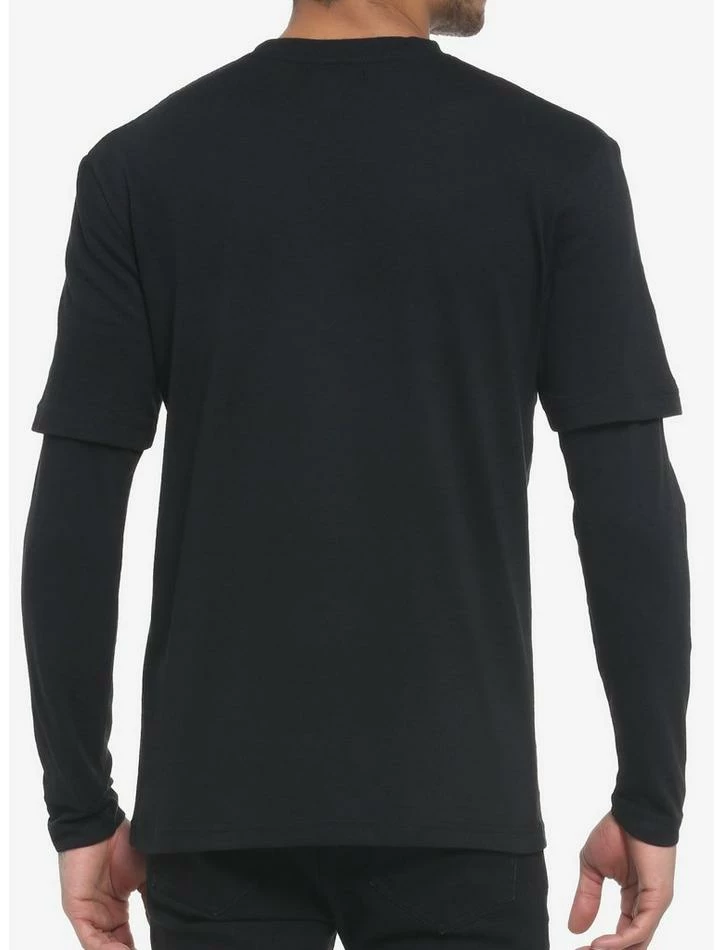 Discount 🎁 Disturbance Skull Twofer Long-Sleeve T-Shirt ⌛ 5 Discount 🎁 Disturbance Skull Twofer Long-Sleeve T-Shirt ⌛ - Image 3