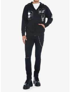 Coupon ❤️ Anti-Everyone Riot Hoodie ✨ -HT Style Outlet Store 19935831 av2