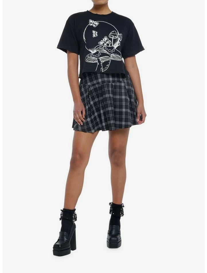 Flash Sale โญ Mushroom Moon ๐ง Girls Crop T-Shirt ๐ 4 Flash Sale โญ Mushroom Moon ๐ง Girls Crop T-Shirt ๐ - Image 2