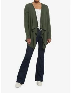 Buy ✔️ Sage Green Fairy Wing 👧 Girls Hooded Cardigan 💯 -HT Style Outlet Store 19964541 av2