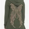 Buy ✔️ Sage Green Fairy Wing 👧 Girls Hooded Cardigan 💯 -HT Style Outlet Store 19964541 hi