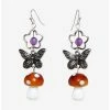 Best reviews of 😍 Butterfly Mushroom Daisy Bead Earrings 🌟 -HT Style Outlet Store 19994753 hi