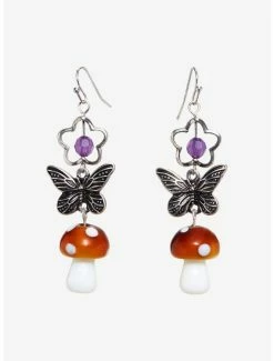Best reviews of 😍 Butterfly Mushroom Daisy Bead Earrings 🌟