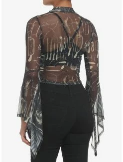 New 👏 Surgery Tools Black Mesh Mockneck 👧 Girls Top 😀 6 New 👏 Surgery Tools Black Mesh Mockneck 👧 Girls Top 😀 -HT Style Outlet Store 20000089 av2