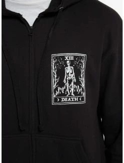 Coupon ⭐ Death Tarot Card Hoodie 👍 -HT Style Outlet Store 20009567 av3