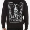 Coupon ⭐ Death Tarot Card Hoodie 👍 -HT Style Outlet Store 20009567 hi