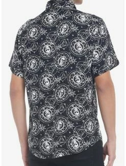 Cheapest 😍 Skull Celestial Chart Woven Button-Up 🥰 6 Cheapest 😍 Skull Celestial Chart Woven Button-Up 🥰 -HT Style Outlet Store 20009727 av2