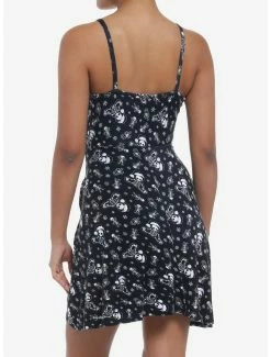 Coupon 😀 Holiday Skeletons Mini 👗 Dress ⌛ -HT Style Outlet Store 20035768 av2